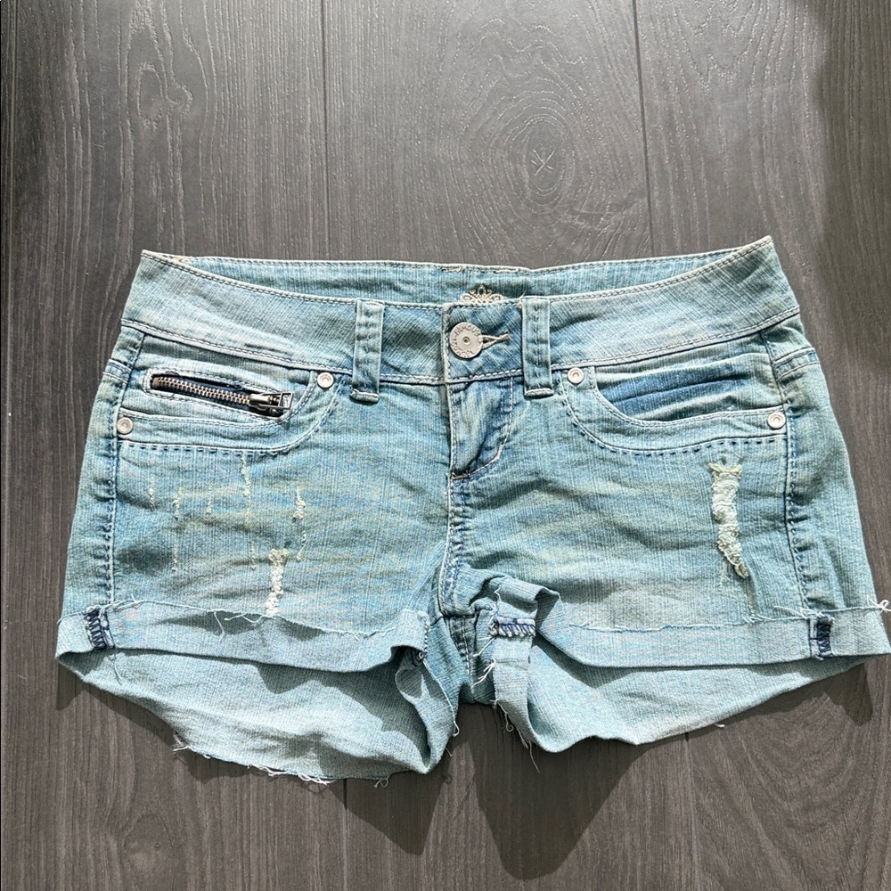 Almost Famous 1 Denim Blue Women's Shorts